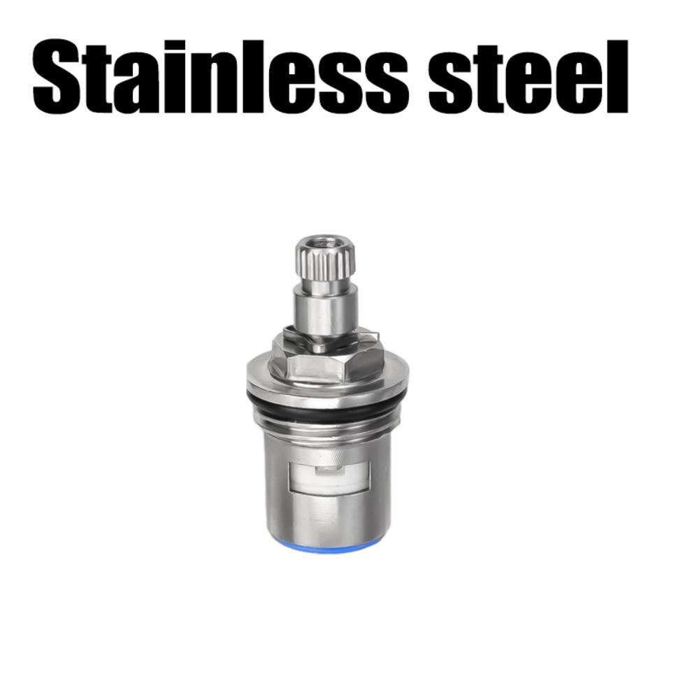 Stainless Steel Faucet Valve Core Rust Resistant Tap Valve New Faucet Cartridge Kitchen Faucet Stainless steel-1pc
