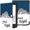 E-Reader Case For Pocketbook Verse Lite/Verse Pro PB634/Verse PB629 Pattern Print TPU+PU Cover