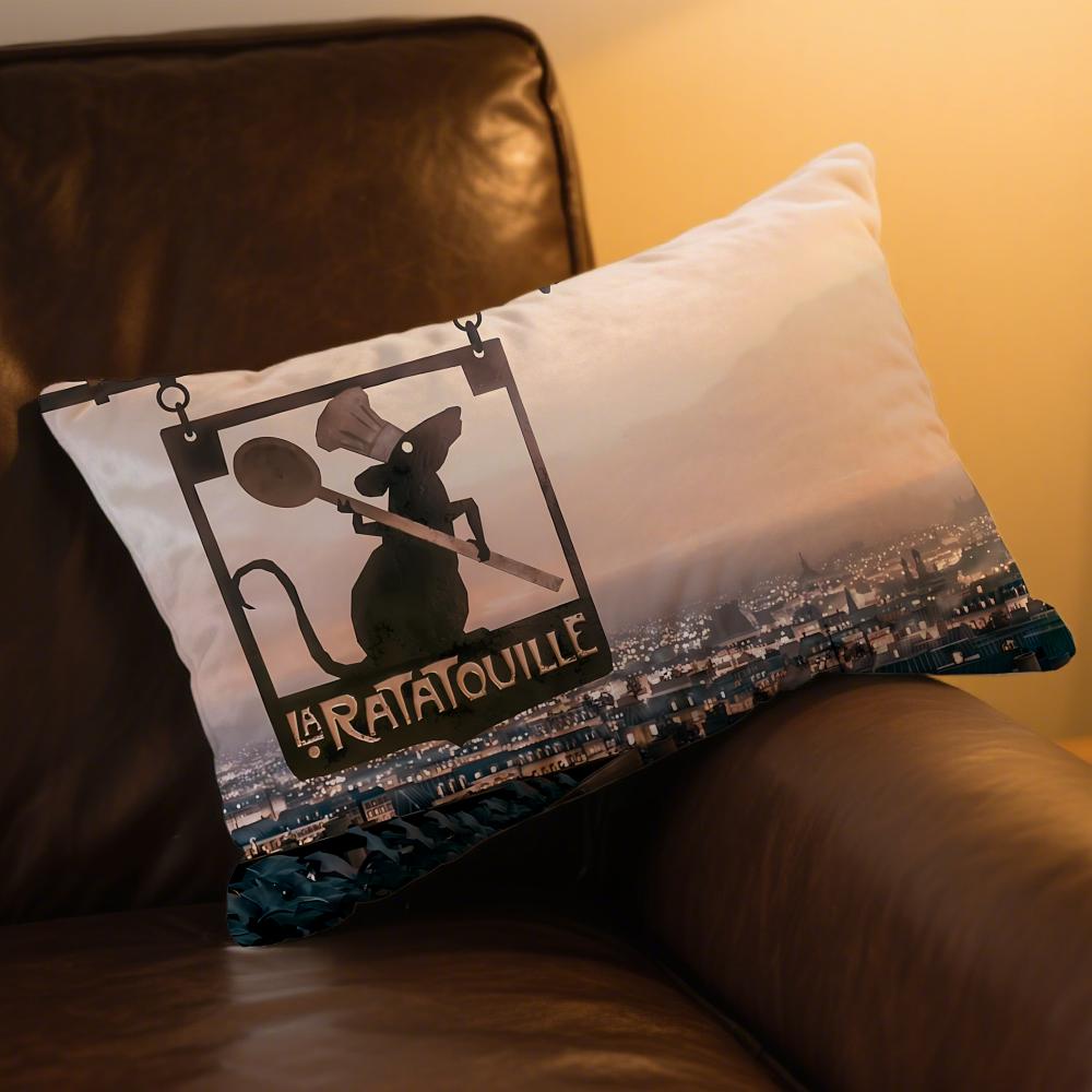 Housse de coussin MIGNONNE D-R-ratatouillE-e Produit Phare Maison Canapé Salon Double Face Douce Housse de Coussin Décorative 40x60cm