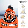 Custom Personalized Blanket Shakhtar Crest Soft Throw Blanket, Suitable for Family and Friends, Sofa Blanket,Home Decor Christmas gift