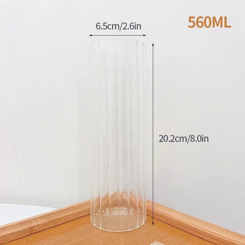 

1 шт. Современная стеклянная чашка, прозрачные стеклянные чашки для кофе, питьевая чашка для завтрака, прозрачная стеклянная кружка, кухонная посуда для напитков Transparent