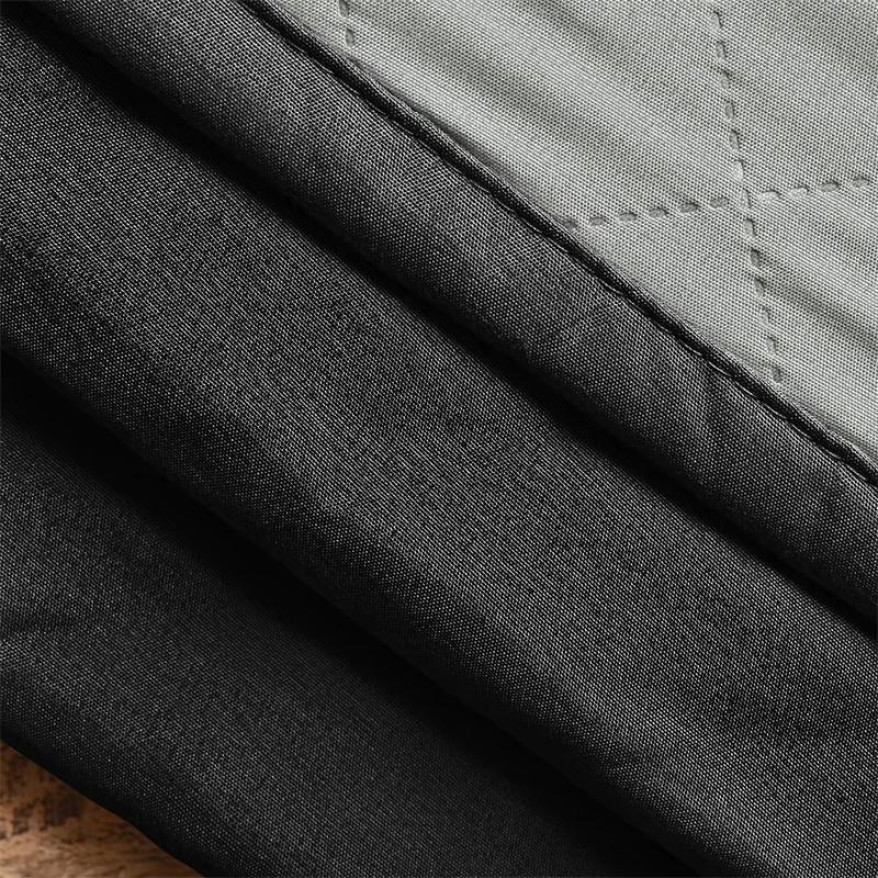 Winter Warm Quilted Folder Cotton 100% Blackout Curtains Thermal Insulated Warm Curtains for Living Room, Bedroom Window Decor Add Cotton Curtains