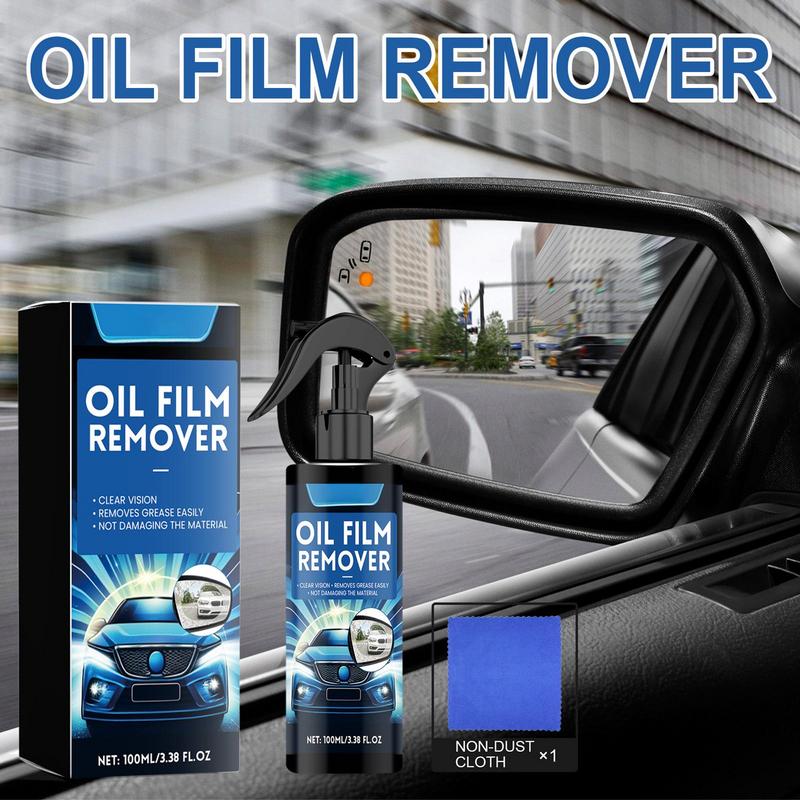 Glass Oil Film Remover Glass Water Cleaner 100ml Car Detailing Glass Film Removal Cleaning Agent Novelty Auto Supplies