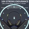 Wireless Foldable Over-Ear Bluetooth Headphones with Wired Option and Breathing Light for Gaming Music Sports Use