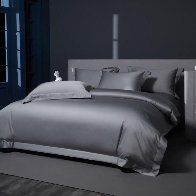 2025 High-End Long-Staple Cotton 160 Bed Sheet 4-Piece Set - Pure Cotton Duvet Cover & Fitted Sheet
