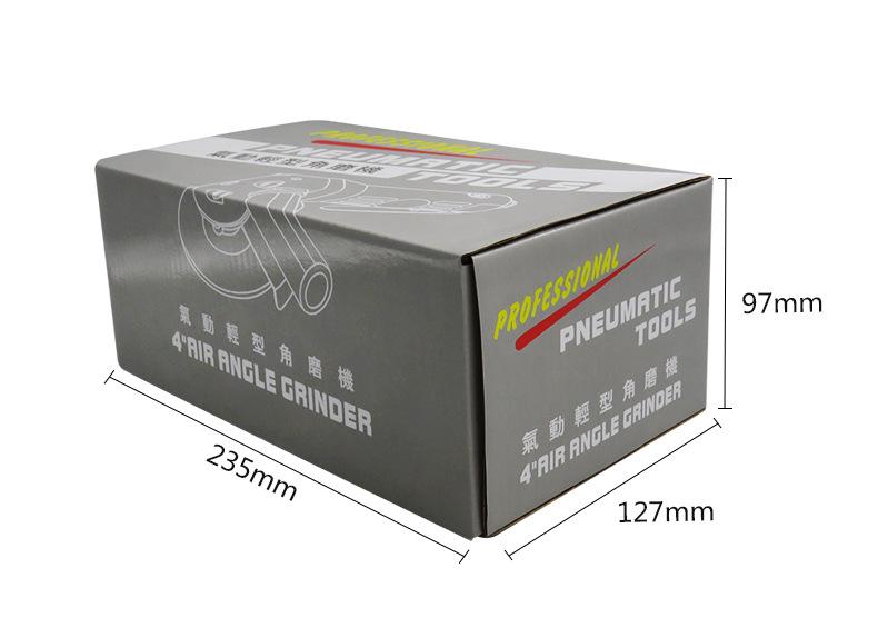 Gaobao 4" Air-Powered Angle Grinder and Polisher – 100mm Industrial-Grade Pneumatic Sander