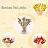 DeRuiEn Bamboo Decorative Fruit Picks (400 Count)