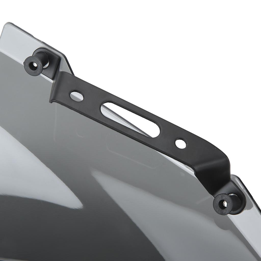 Motorcycle Windscreen Light Gray Sport Style Add On Windshield Fits for YAMAHA MT 07 FZ 07 2018 2020