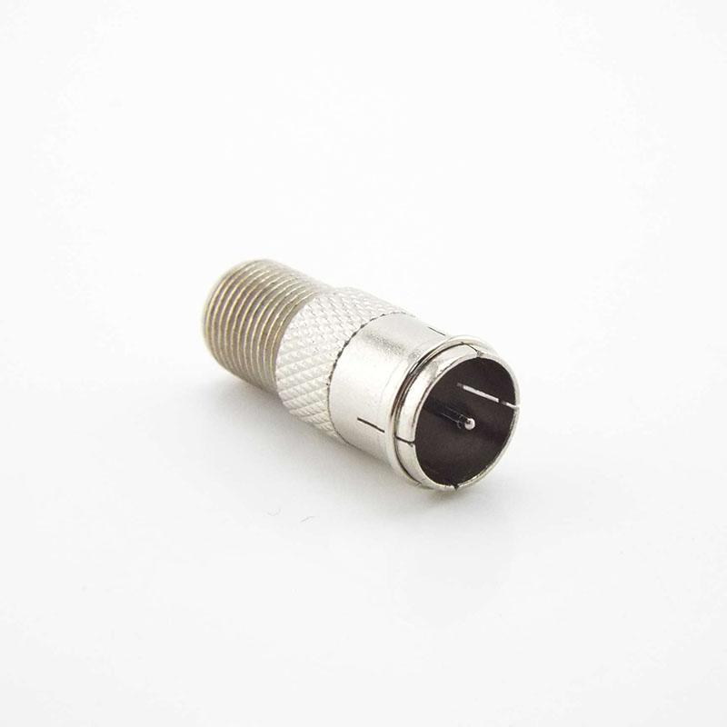 F Type Coax Coaxial Cable Adapter Quick Plug RF F Female Head SocketConnector Male To Female M/F Plug