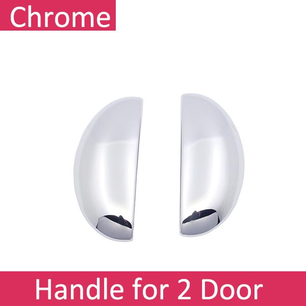 for Peugeot 206 206+ 206sw 206cc 1998~2012 Chrome Door Handle Cover Exterior Trim Protection Car Cap Stickers Accessories 1999