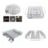 Premium Stainless Steel Round Smoker Tray For Charcoal Barbecue With Versatile Functions