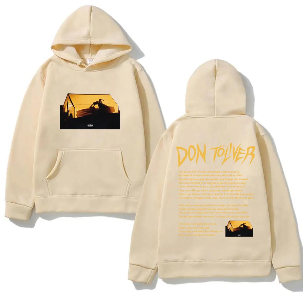 

Don Toliver -Tiramisu 2025 NEW Hoodie with Pocket Sweatshirt Long-sleeved Simplicity New High Quality Men/women Pullover M хакі