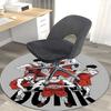 1pc Slam Dunk Basketball Team Round Carpet - Anime Design Chair Mat for Office, Home Decor, Gaming Room, All Seasons