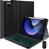 Xiaomi 7 Tablet Case with Keyboard & Pen Slot, Redmi Pad 2, Poco Pad X1, 7-Color Backlight