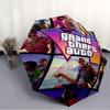 1pc GTA Umbrella, Sun Protection, And UV Shielding. It Has Eight Sturdy Ribs for Outdoor Use And Perfect As a Holiday Gift