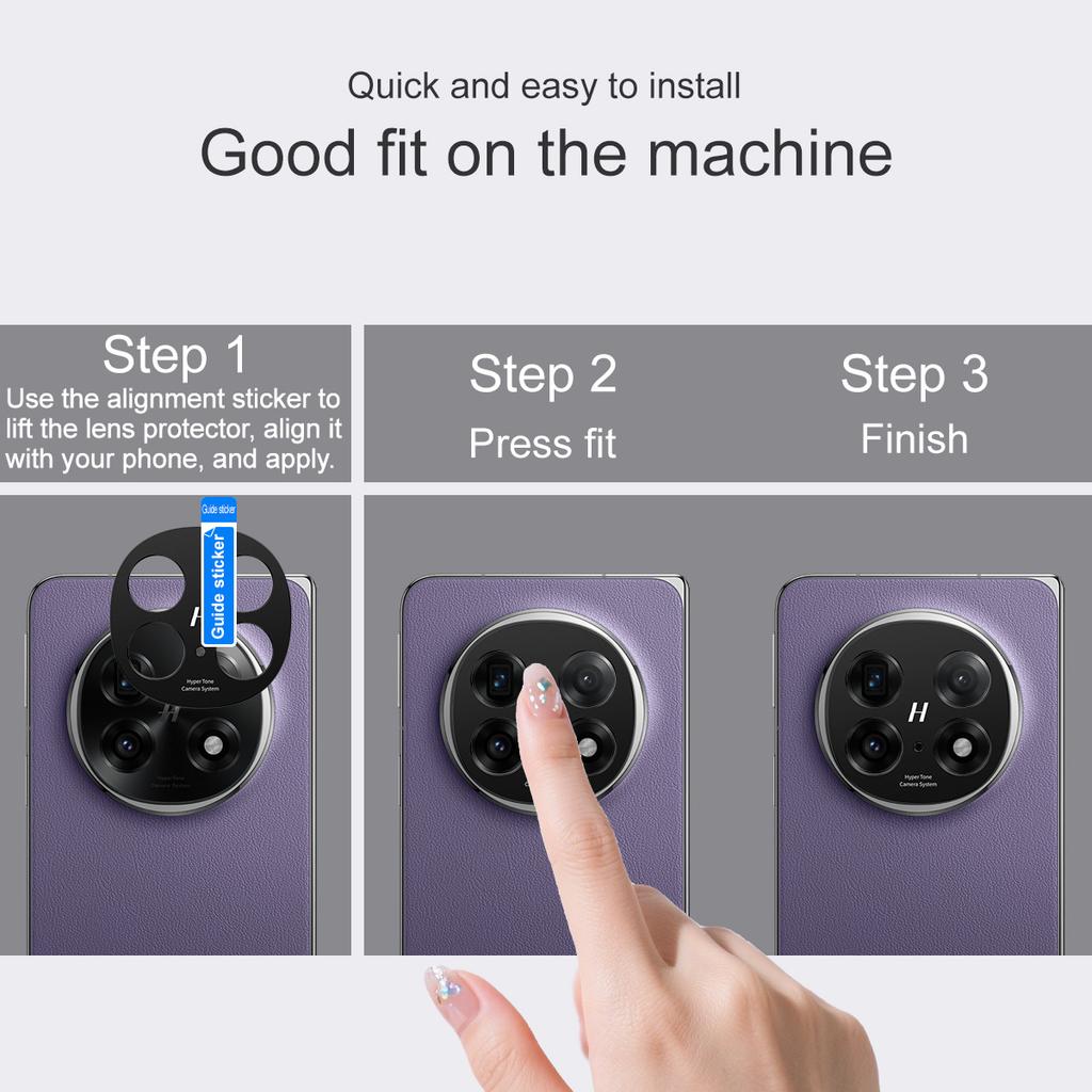 Für OPPO Find N5 5G Glaslinsenfolie IMAK Kamera-Styling Premium Kameraschutz