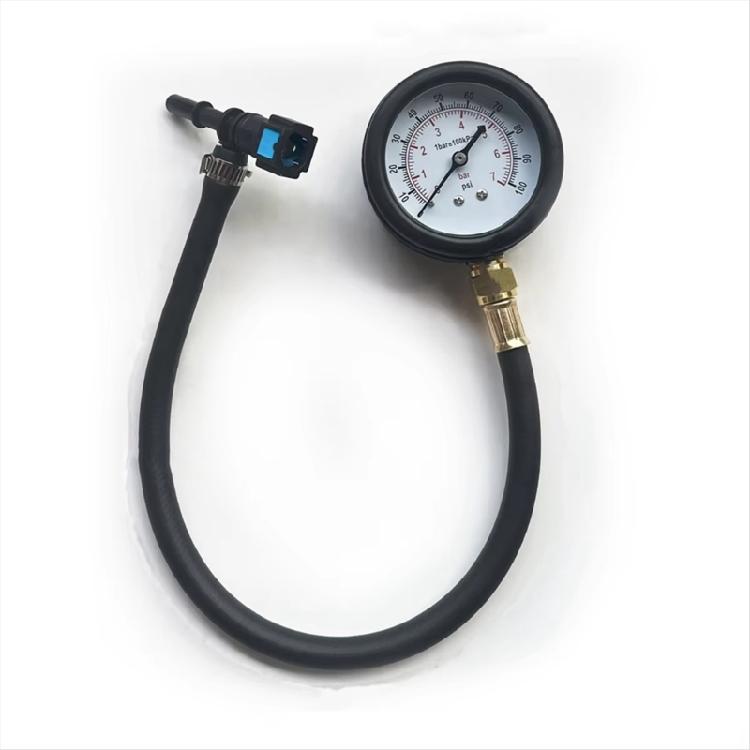 High Accuracy Fuel Pressure Gauge Accurate Readings Suitable for Automotive and Motorcycle Systems with Quick Connection