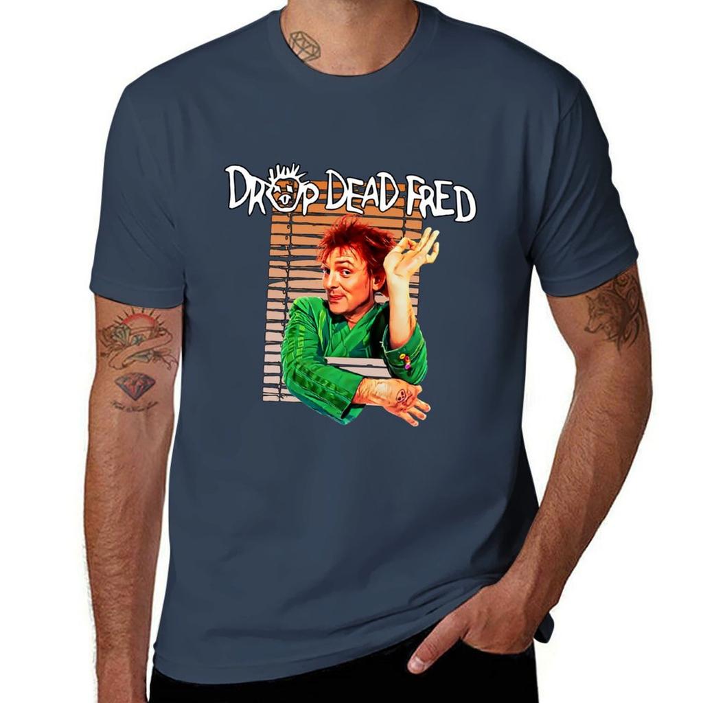 Drop Dead Fred classic Rik T-Shirt anime aesthetic clothes boys whites t shirts for men graphic