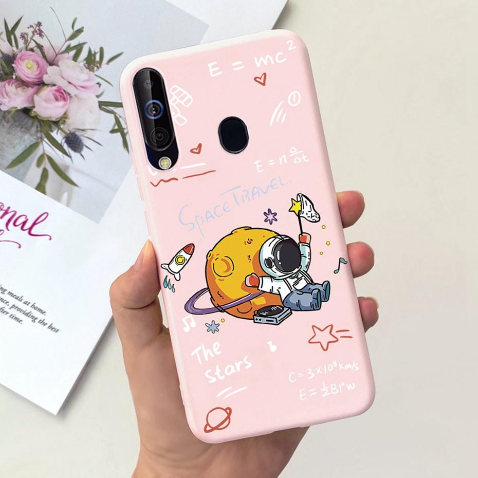 Phone Case For Samsung Galaxy A60 Cute Cartoon Candy Color Soft Silicon TPU Cases For Samsung M40 A60 SM-A606F A606Y M405F