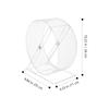 Hamster Running Wheel Silent Iron Sturdy Exercise Roller Hedgehog Squirrel Small Pet Running Hamster Wheel Small Animals