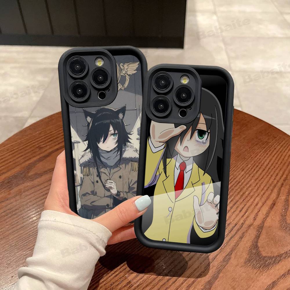 Watamote K-Kuroki T-Tomoko Phone Case For IPhone 17 16 15 14 13 12 11 Pro Max Plus Silicone Shockproof Case