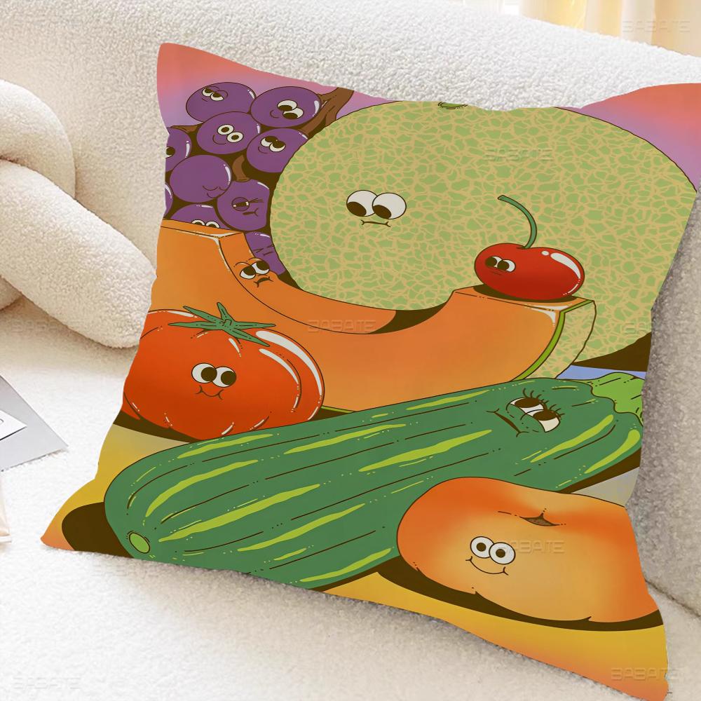 

Food Has Life Personalized Pillow Cover Kids Bedroom Wild Party Decor Pillowcase Kid Birthday Shower Gift 16x16Inch