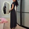 Women Summer Floral Maxi Dress Spaghetti Strap U Neck Sleeveless Long Dress Slim Waist Party Dress Elegant Casual Holiday Outfit