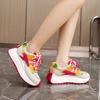 Fashion New Dad Shoe Women Summer Autumn Height Increase Casual Breathable Thick Bottom Color Matching Travel Shoes