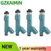 GZKM 4PCS Fuel Injectors Nozzle  OEM 23250-28080 2325028080 22209-28080 2220928080 For Toyota