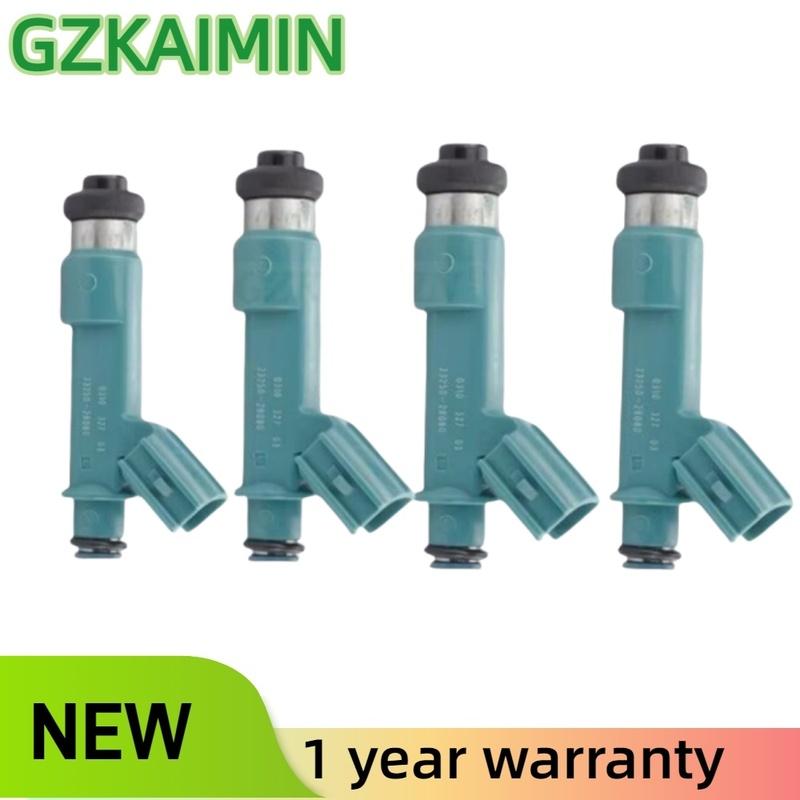 GZKM 4PCS Fuel Injectors Nozzle OEM 23250-28080 2325028080 22209-28080 2220928080 For Toyota