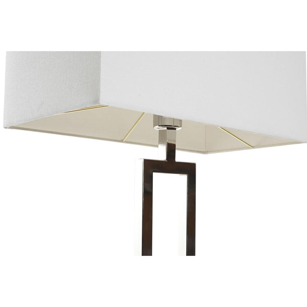 Desk lamp Home ESPRIT White Silver 50 W 220 V