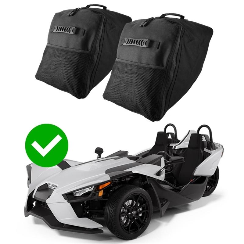 Heavy Duty Waterproof Motorcycle Storage Bag Oversized Rear Compartment Weatherproof Polyester Vehicle Specific Design