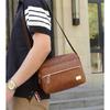 Fashion Men Messenger Bags PU Leather Handbags for Man Male Crossbody Bag Casual Storage Shoulder Bag Zipper Direction Random