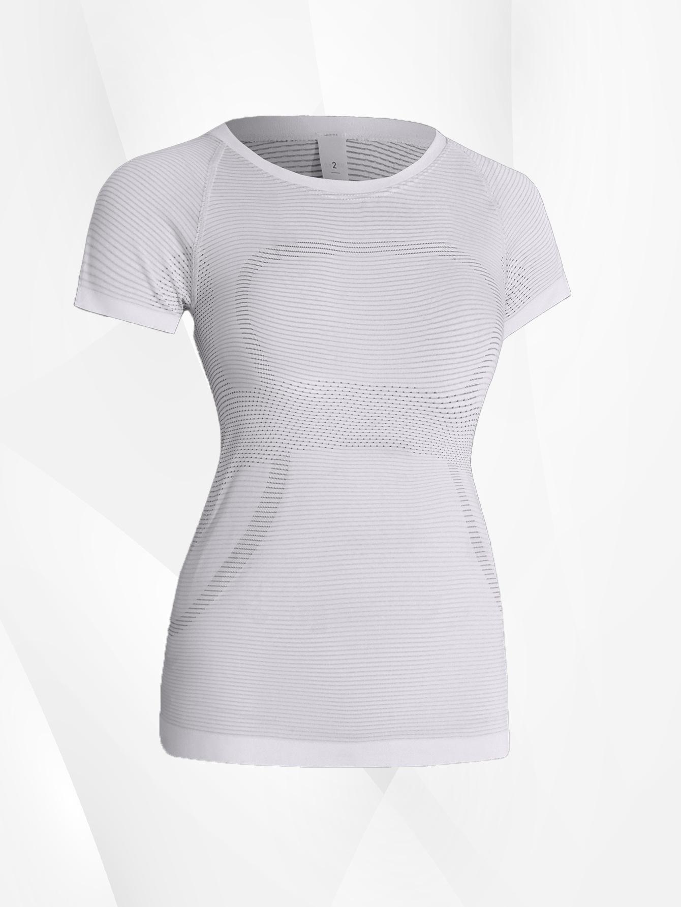 

LULU Quick-Dry Yoga and Running T-Shirt - Slim Fit Short Sleeve M