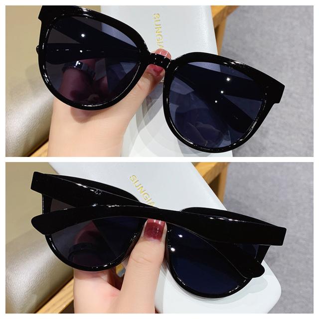 Occhiali da Sole alla Moda Donna Uomo Occhiali da Sole per Femmina Lenti Grandi Colore Gelatina Vintage Occhiali da Sole da Viaggio Guida Occhiali