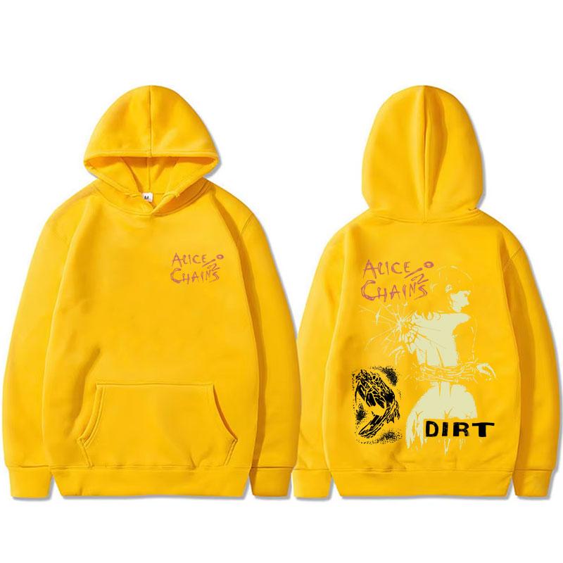 90s Rocková kapela Alice in Chains Dirt Mikina Pánská Dámská Gotická Punková Oversized Pulovrové Mikiny Pánská Móda Vintage Tepláková souprava s kapucí