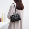 Viney Leather Handbag, Women's Chain Bag, Crossbody Bag, Shoulder Bag, Black
