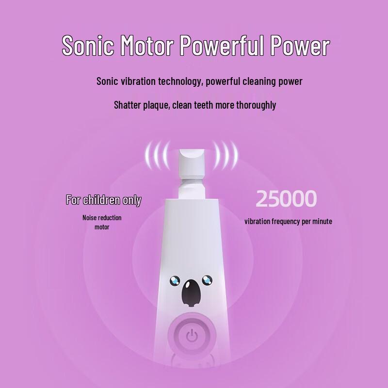 AodeMai Children's Soft Bristle Electric Toothbrush