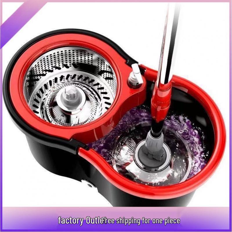 Thickened Double Drive Rotating Mop Bucket Set for Household Cleaning