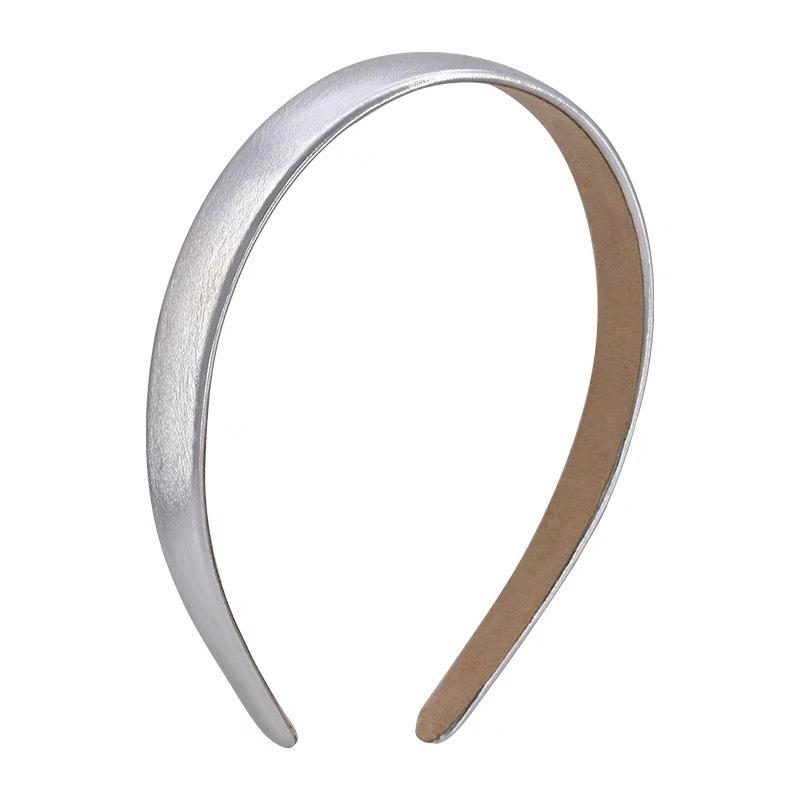 Stylish Women's And Girls PU Leather Headbands 2CM Width Ladies Hair Hoops Accessory