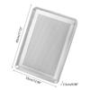2Pcs Perforated Bakings Tray Aluminum Sheet Cake Pans Heat Resistance Bakewares NonStick Pizza Pans for Oven Toaster Bakings