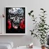 5D DIY Diamond Painting Fear Cross Stitch Kit Mosaic Diamond Embroidery Rose Full Round/Square Drill Home Decoration