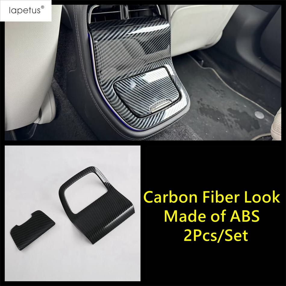 Rear Armrest Box AC Air Panel / Gear Shift / Water Cup / Hand Brake Cover Trim Accessories For Benz E-Class W214 E300 2024 2025