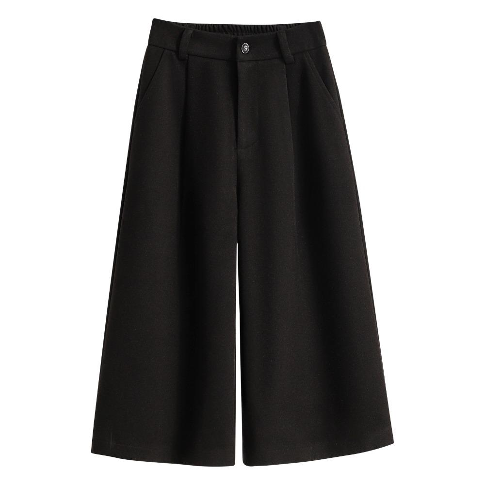 DIMANAF Plus Size New Women Long Pants Loose Casual Elastic Waist Vintage Lady Thick Winter Autumn 2025