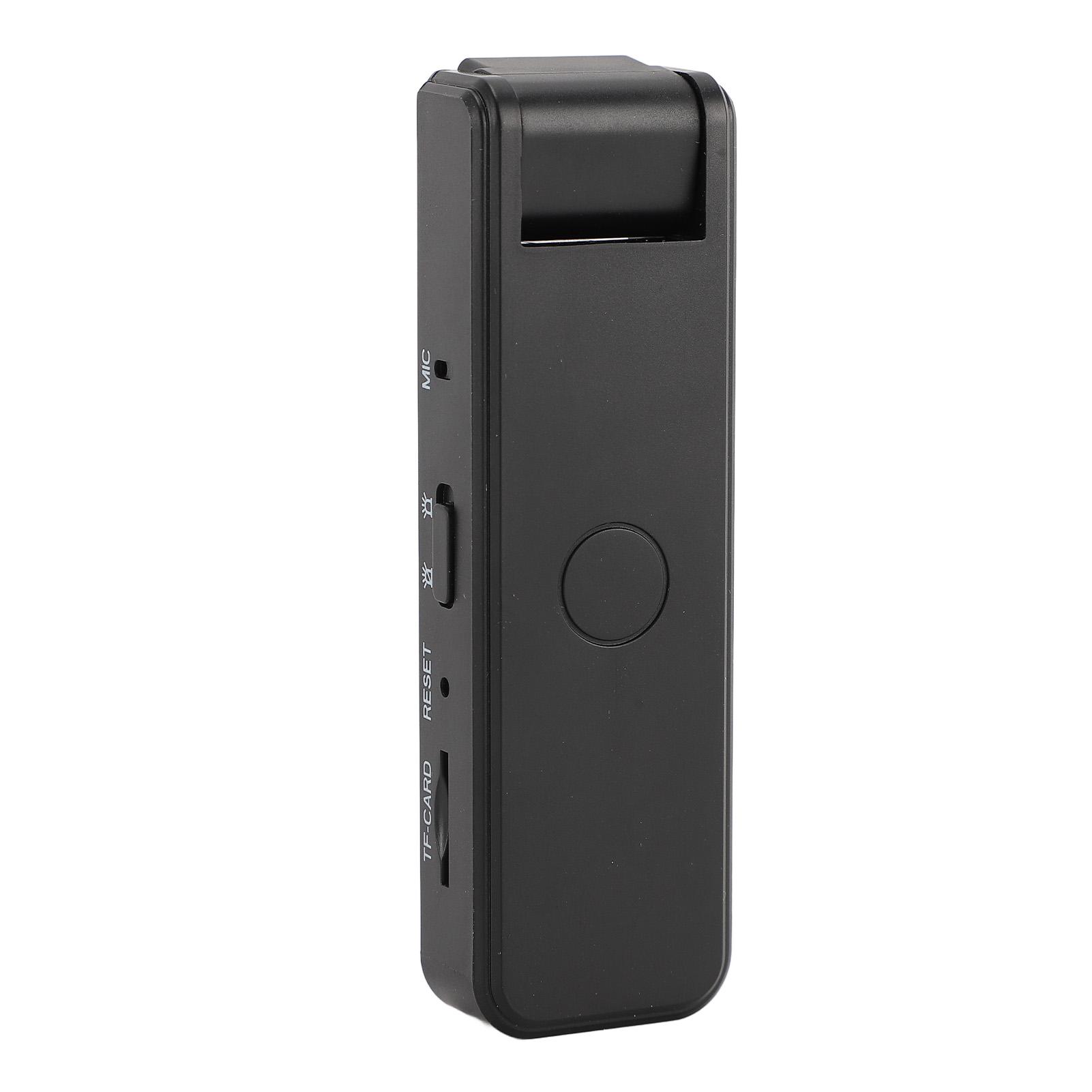 

Body Worn Camera 1080P 12MP Portable 180 Degree Rotatable Lens Vibration Resistant Wearable Back