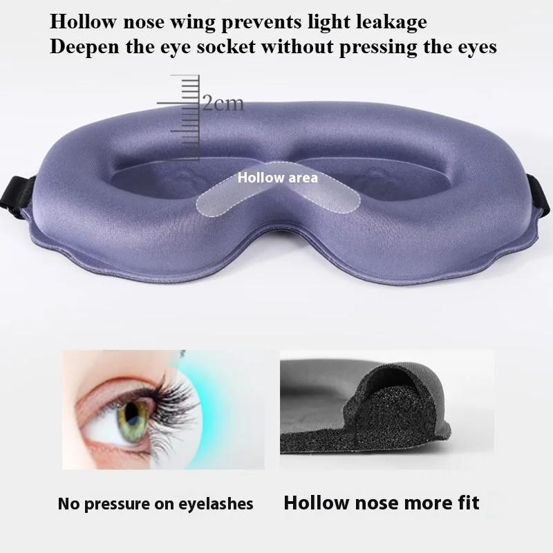 Home, Lunch Break, Travel, Blackout, Sleep Goggles, Blackout, Breathable, Non Pressure, Sleep Specific 3D Stereoscopic Goggles