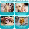 Waterproof Dog Rain Coat Cloak Belly Protection Outdoor Pet Jacket Windproof Lightweight Rainwear Small Puppy Teddy Shiba Walk