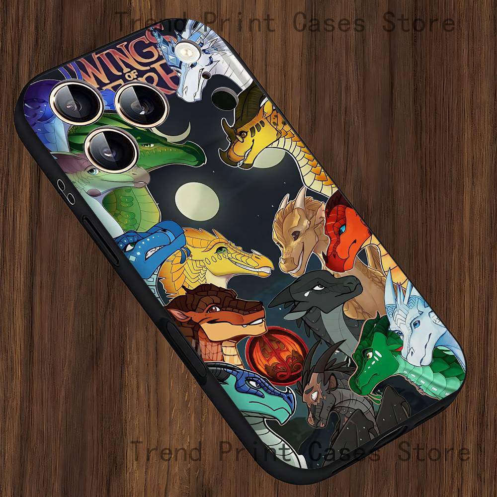 

W-Wings of F-Fire Dragon Phone Case For iPhone 14,16,12,13,15,11,17,Pro,Max,Plus,E,Air,Mini Soft Cover iPhone15pro