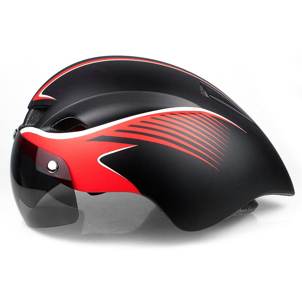 Шлем Wildside Triathlon TT с магнитными очками — новый велосипедный шлем, готовый к соревнованиям One Size