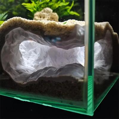 Fish Tank Underground Cave For Fish Shrimp Reptile Shelter Hiding Houses Tunnel Cave Landscaping Aqaurium Decoration